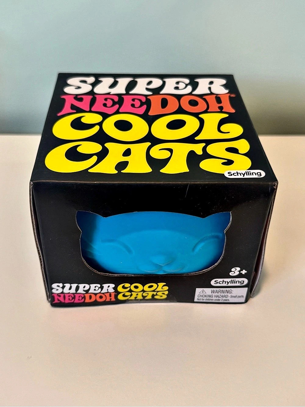 Schylling Needoh Super Cool Cats Blue Sensory Toy NWT